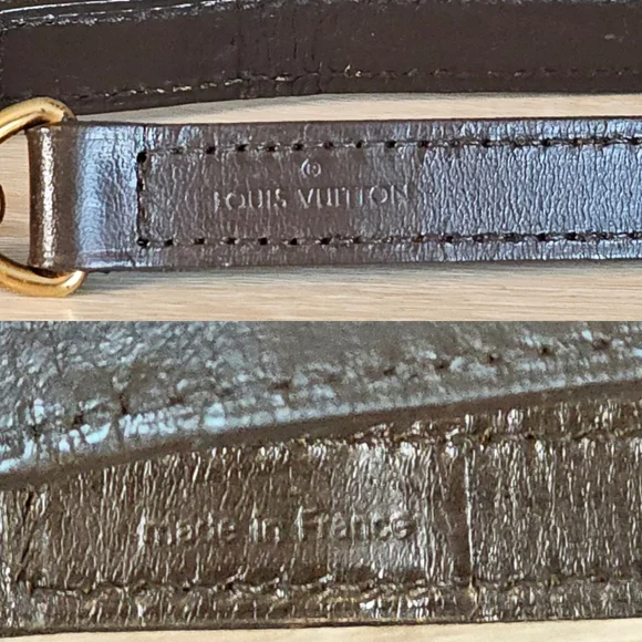 Authentic LOUIS VUITTON Vachetta Leather Strap - Picture 5 of 7